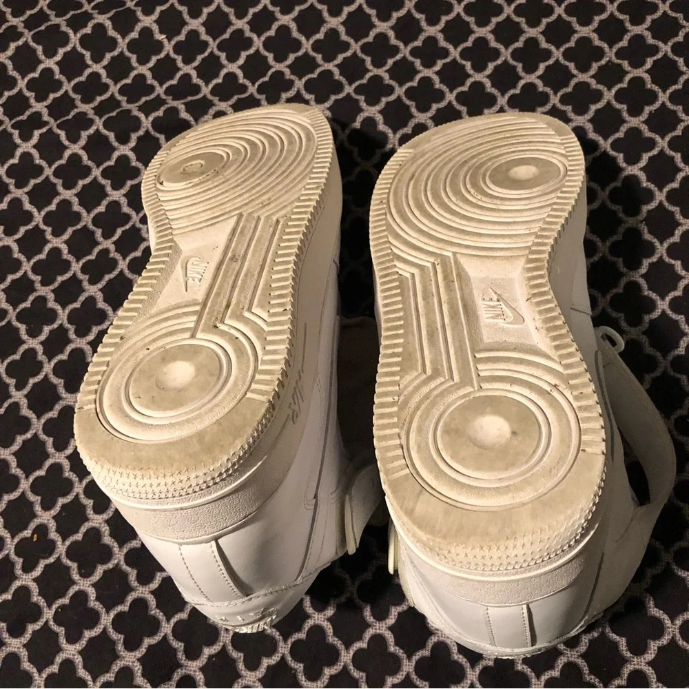 Nike Air Force 1 One Mid Triple White Leather Original CW2289-111 Size 13 Men's